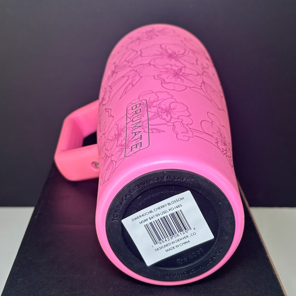 Brumate Cherry Blossom 40oz Era BNWT - Picture 6 of 6